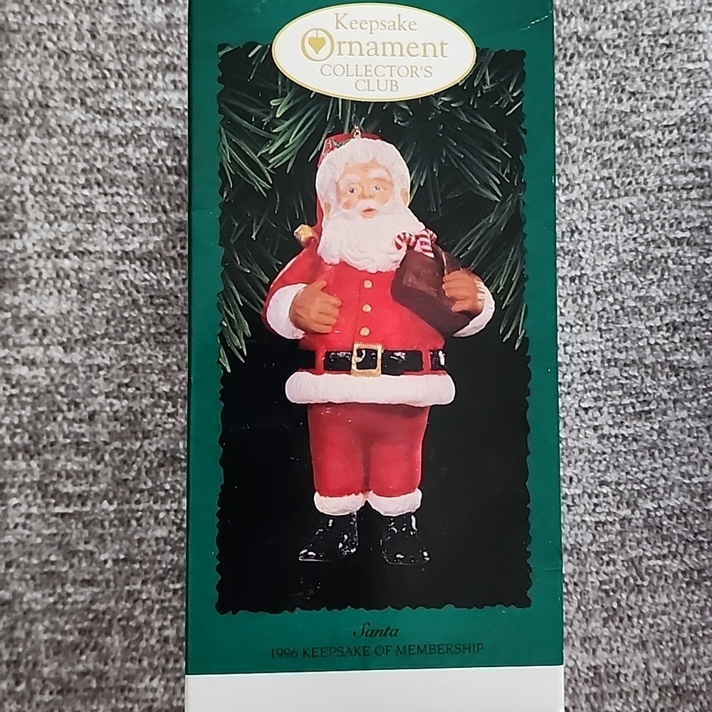 KEEPSAKE Vintage 1996 Santa Ornament